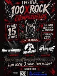 Cartel del I Festival 100xRock
