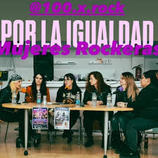 Cartel de Rock por la Igualdad